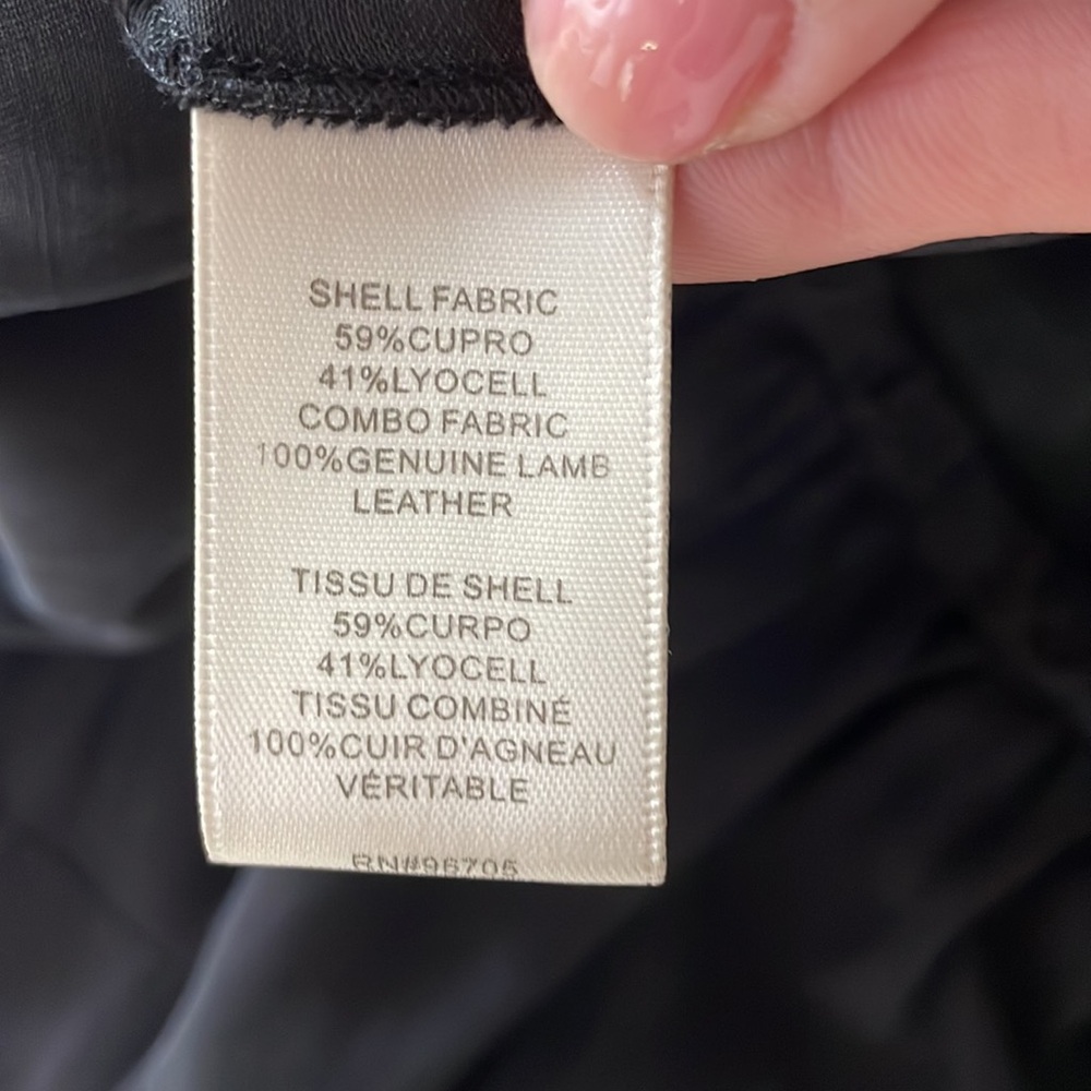 Rebecca Taylor Lamb Leather Top SZ 6 - Picture 6 of 6